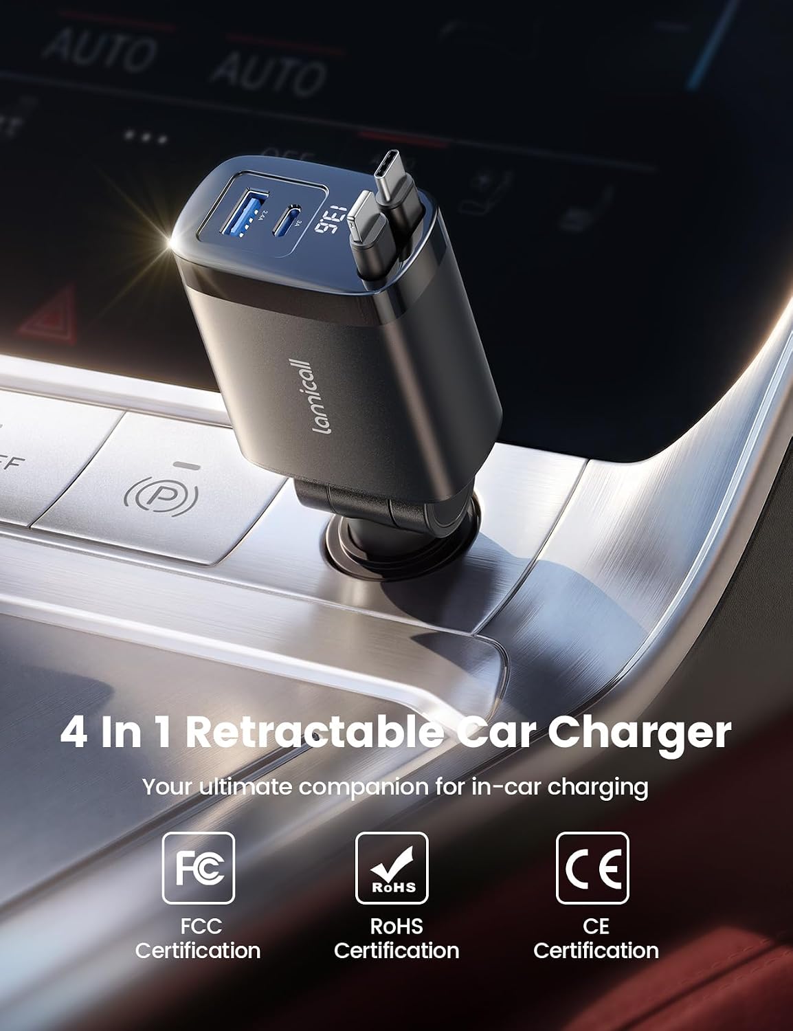 Detalle 2 de Lamicall Car Charger 84W