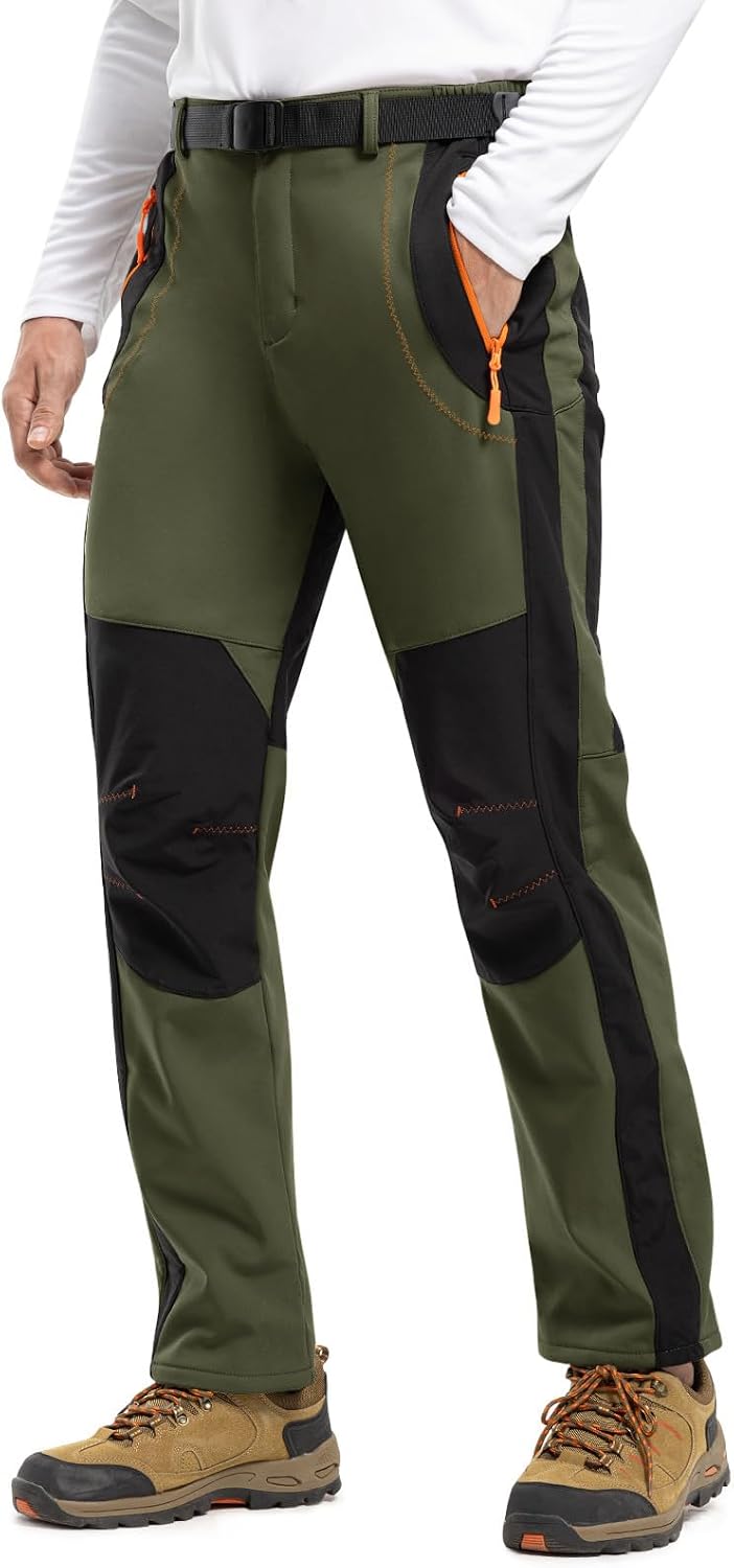 Detalle 2 de TBMPOY Men's Snow Ski Hiking Pants Waterproof 1️⃣