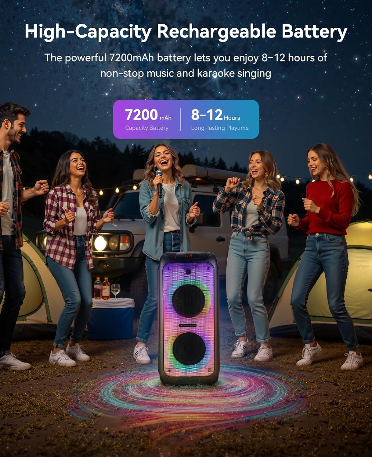 Detalle 2 de GKD80 Karaoke Machine 600W Peak