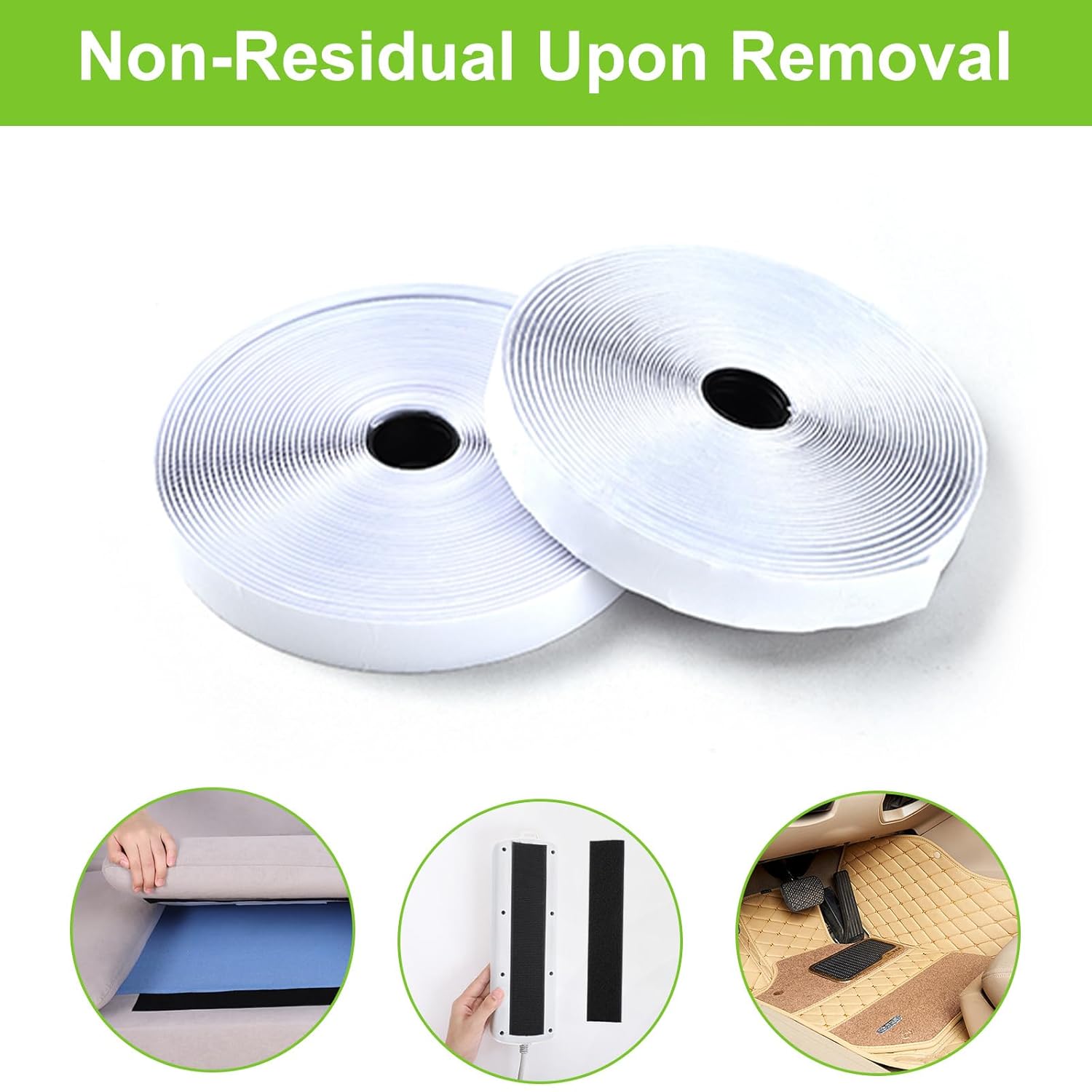 Thumbnail 5 de AiQInu Feltro Adesivo Biadesivo 8 m x 30 mm