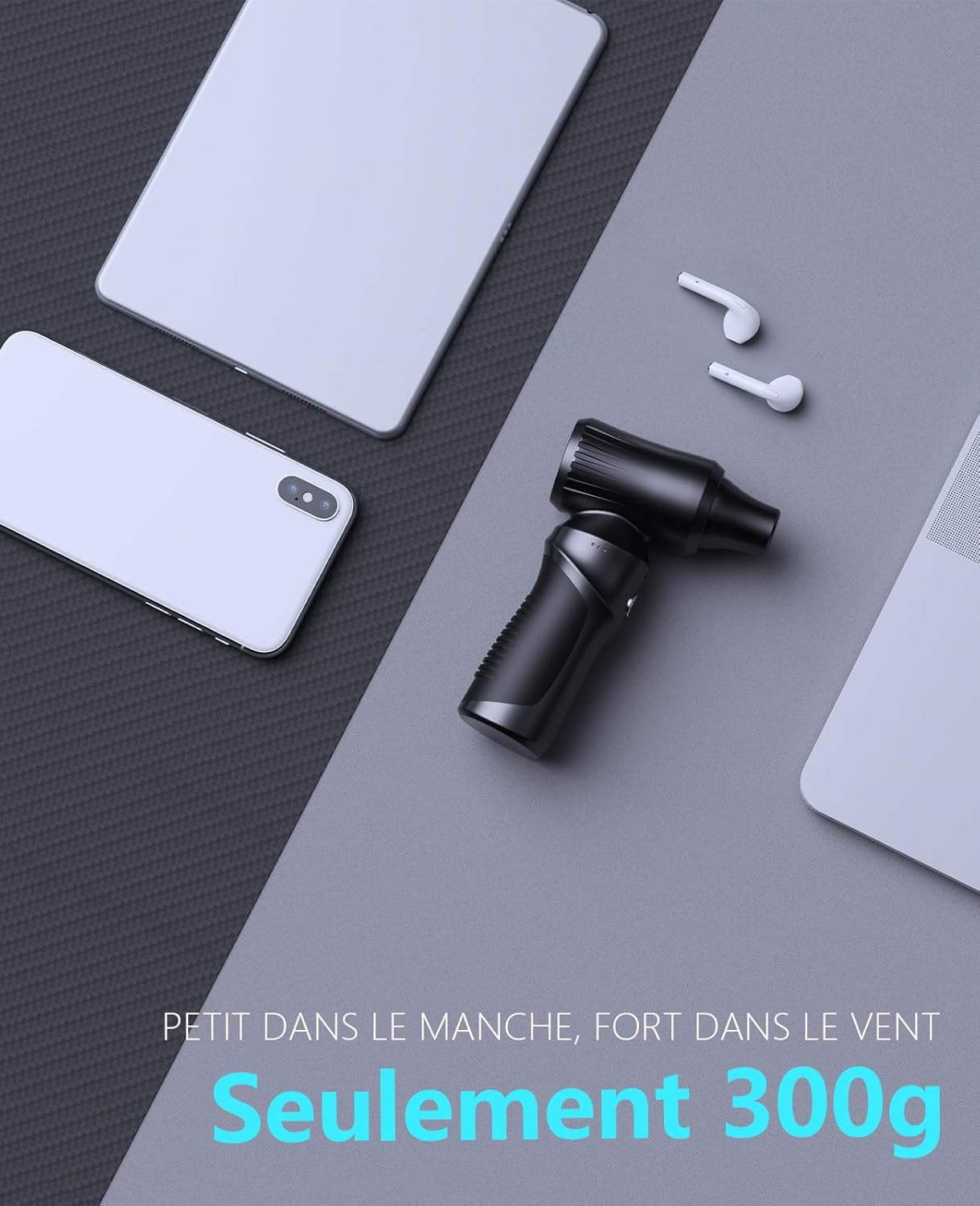 Thumbnail 6 de Voniobuy Mini Souffleur Sans Fil Puissant — Nettoyage rapide et polyvalent pour PC et voiture