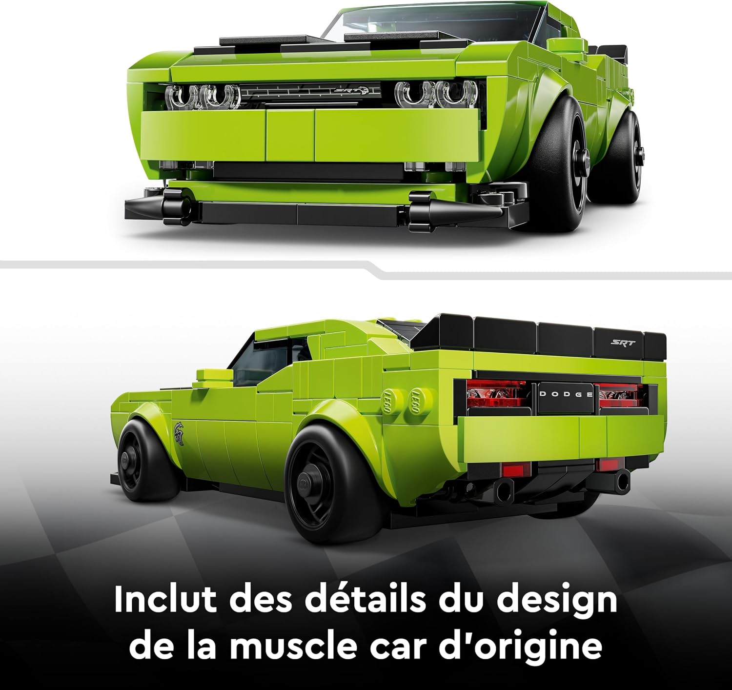 Thumbnail 2 de LEGO Speed Champions: Voiture de Sport Dodge Challenger SRT Hellcat (77237) – Maquette à construire et à exposer