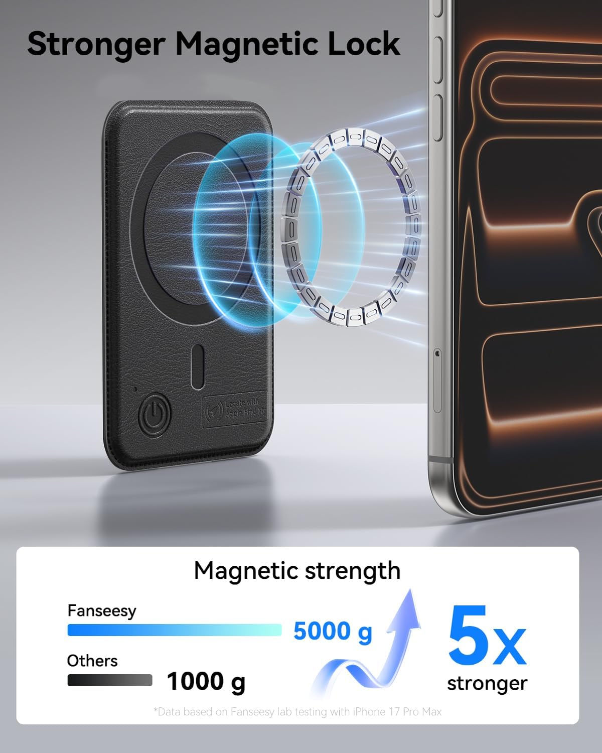 Thumbnail 3 de Fanseesy MagSafe wallet 0.15 in slim
