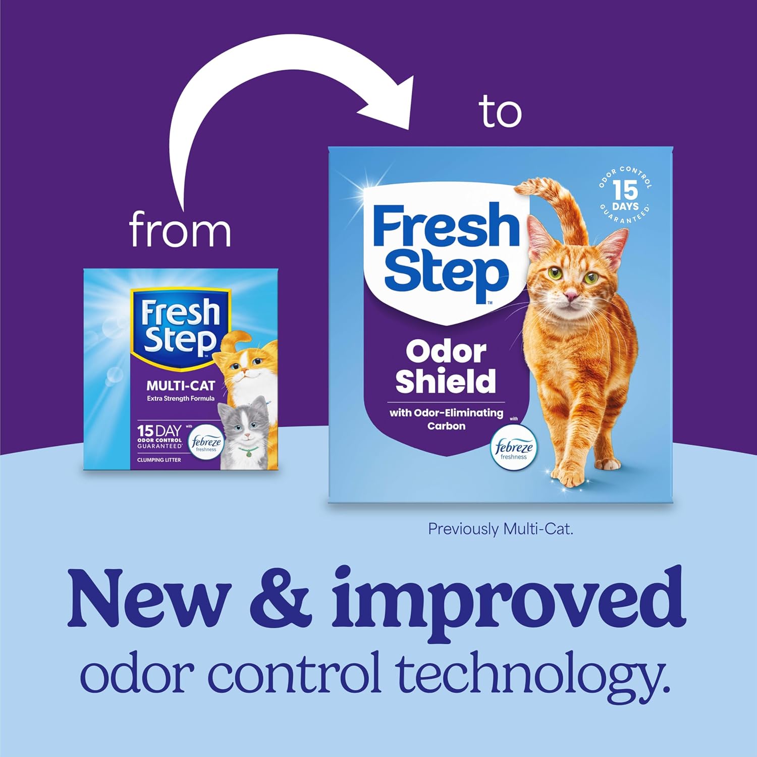Thumbnail 1 de Fresh Step Odor Shield Multi Cat Clumping Litter, 14 lb