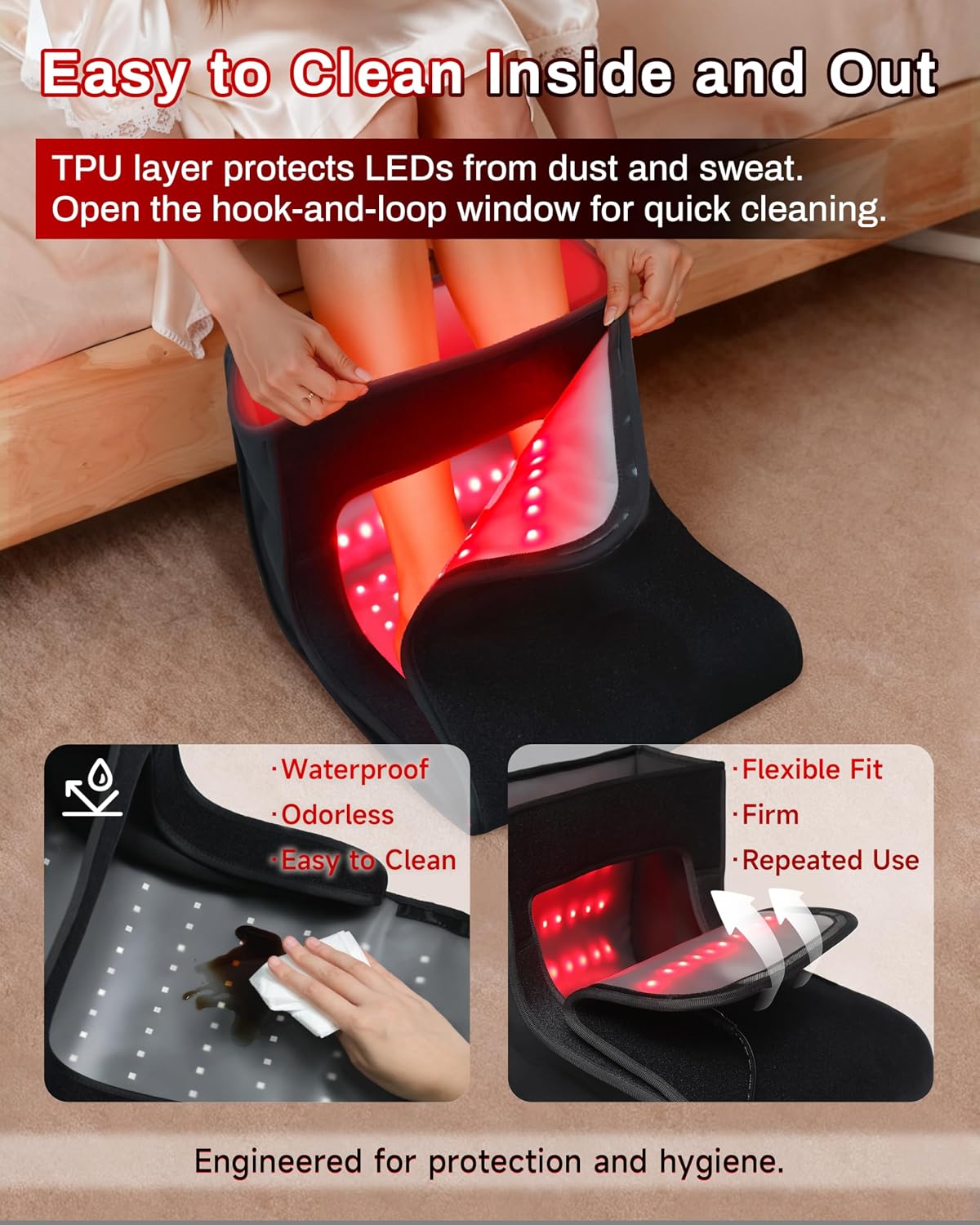 Thumbnail 2 de Kaoudt Medical Grade Red Light Therapy for Feet – Dual-Wavelength 660nm/850nm with Full-Foot Coverage