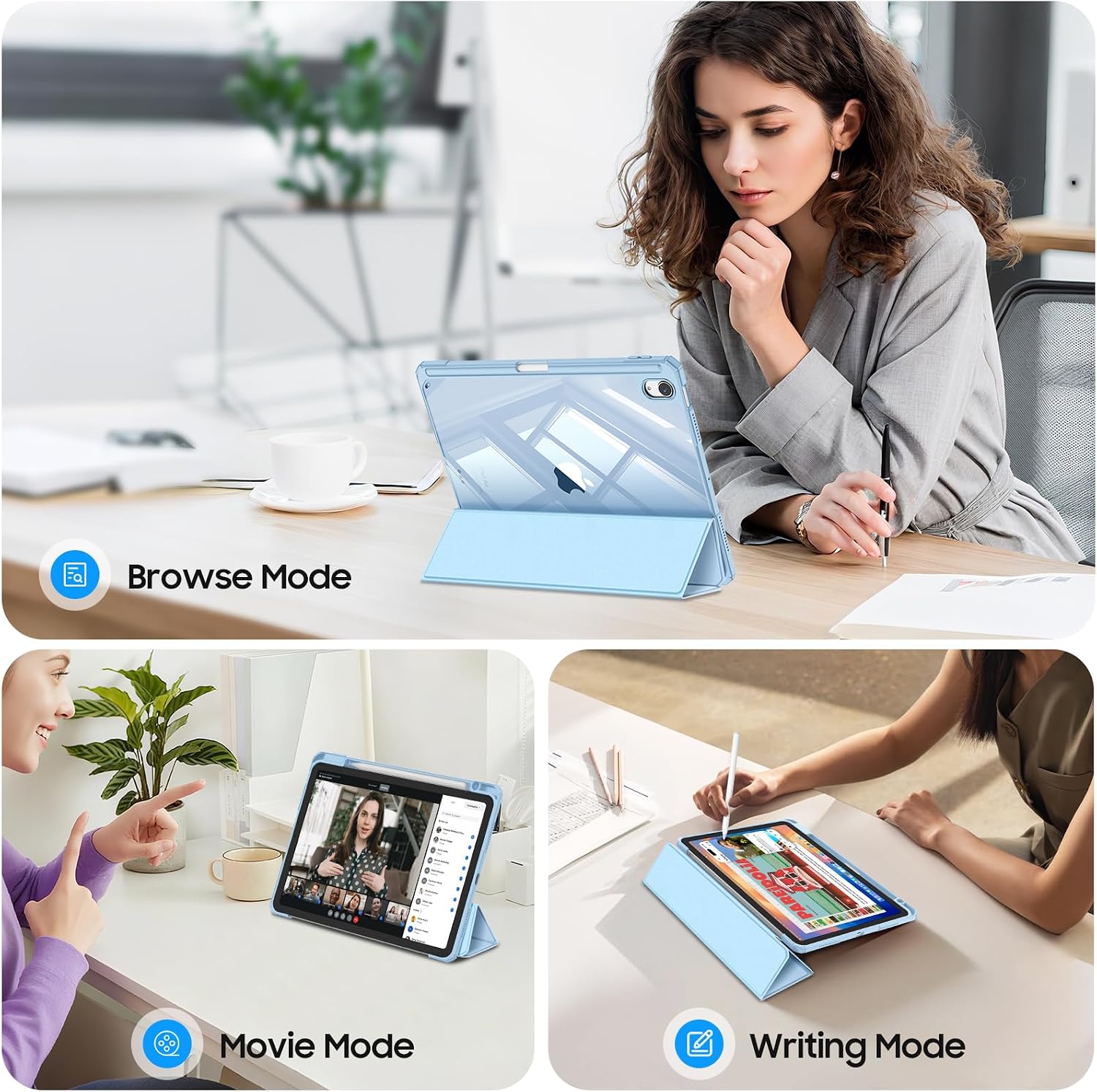 Detalle de FINTIE Hybrid Case for iPad Air 11 Inch M3 2025