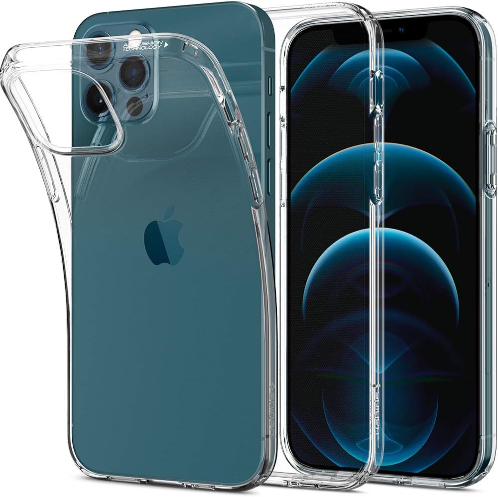Detalle de Spigen Liquid Crystal Coque iPhone 12/12 Pro transparente