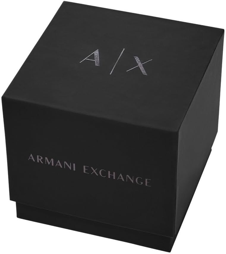 Detalle de Armani Exchange Herren-Uhr: Quarz-Chronograph, 40 mm Gehäuse, Edelstahlarmband