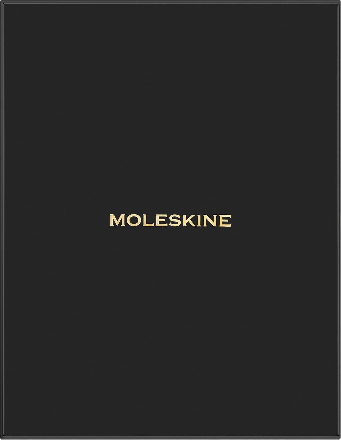 Detalle 2 de Moleskine Precious & Ethical anteckningsbok XL 19 x 25 cm, svart veganskt omslag