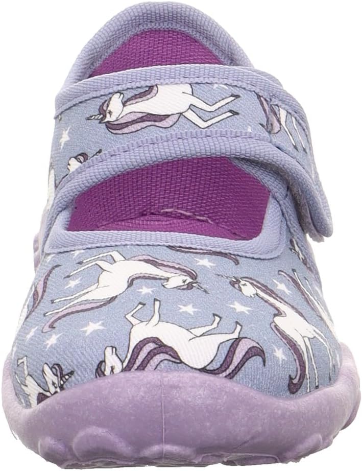 Thumbnail 1 de Superfit Mädchen Bonny Hausschuhe 36 EU – blau/multicolor, vegan, Klettverschluss