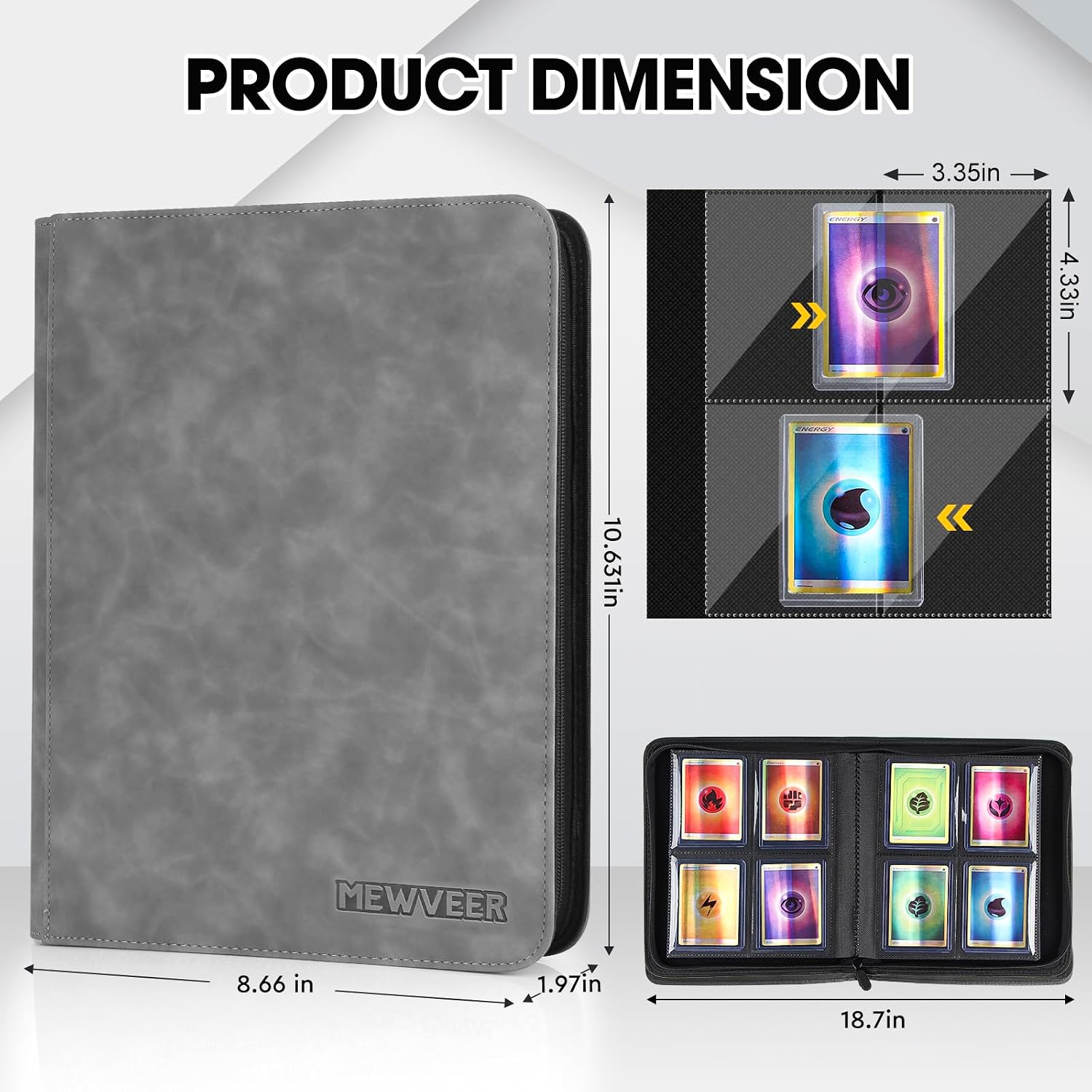 Thumbnail 2 de MewVeer Top Loader Card Binder