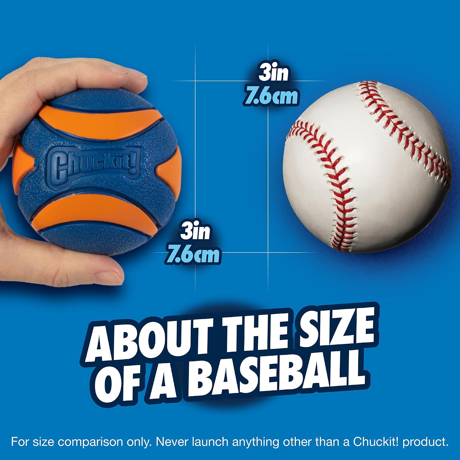 Detalle de Chuckit! Ultra Squeaker Ball – 1 piece