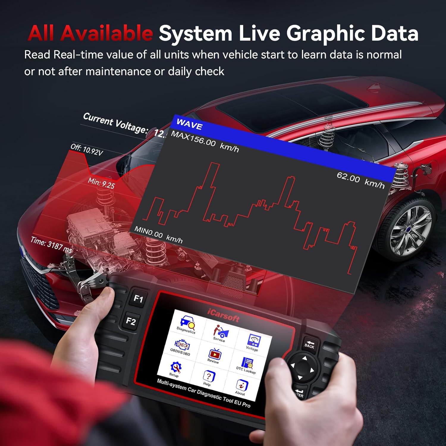 Thumbnail 4 de iCarsoft EU Pro 2025 OBD2 car scanner