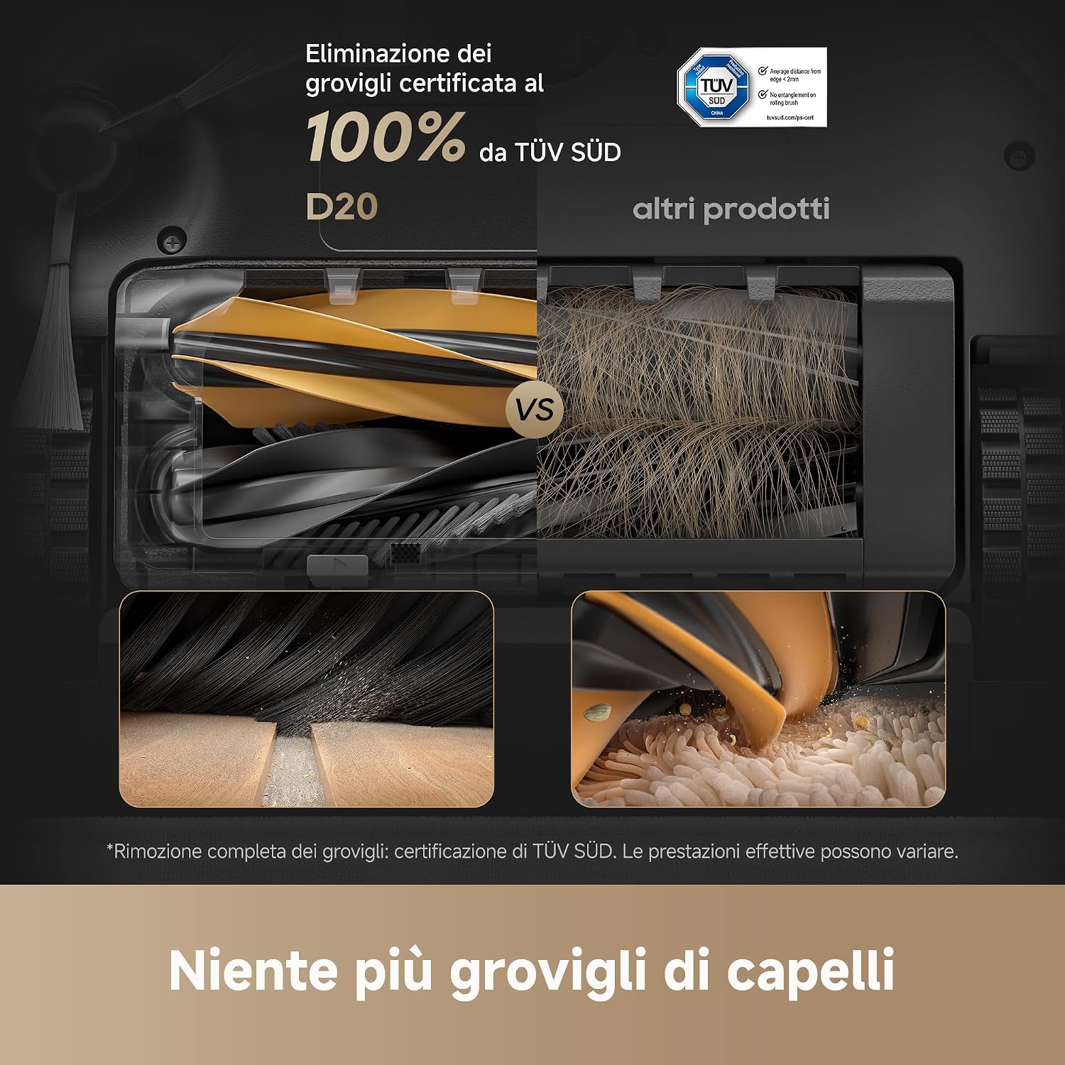 Detalle de DREAME D20 Robot Aspirapolvere 13.000 Pa