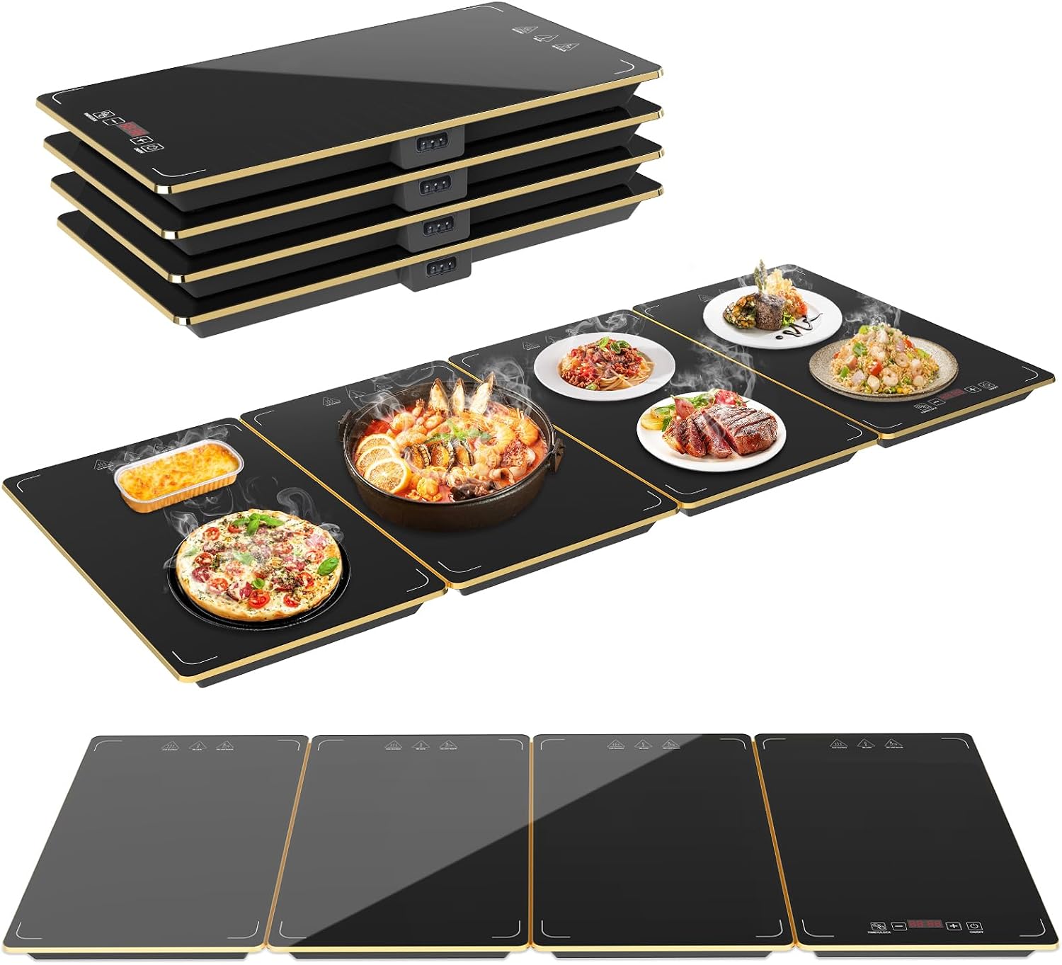 Detalle de Electric Warming Tray, 33 x 15 Inch