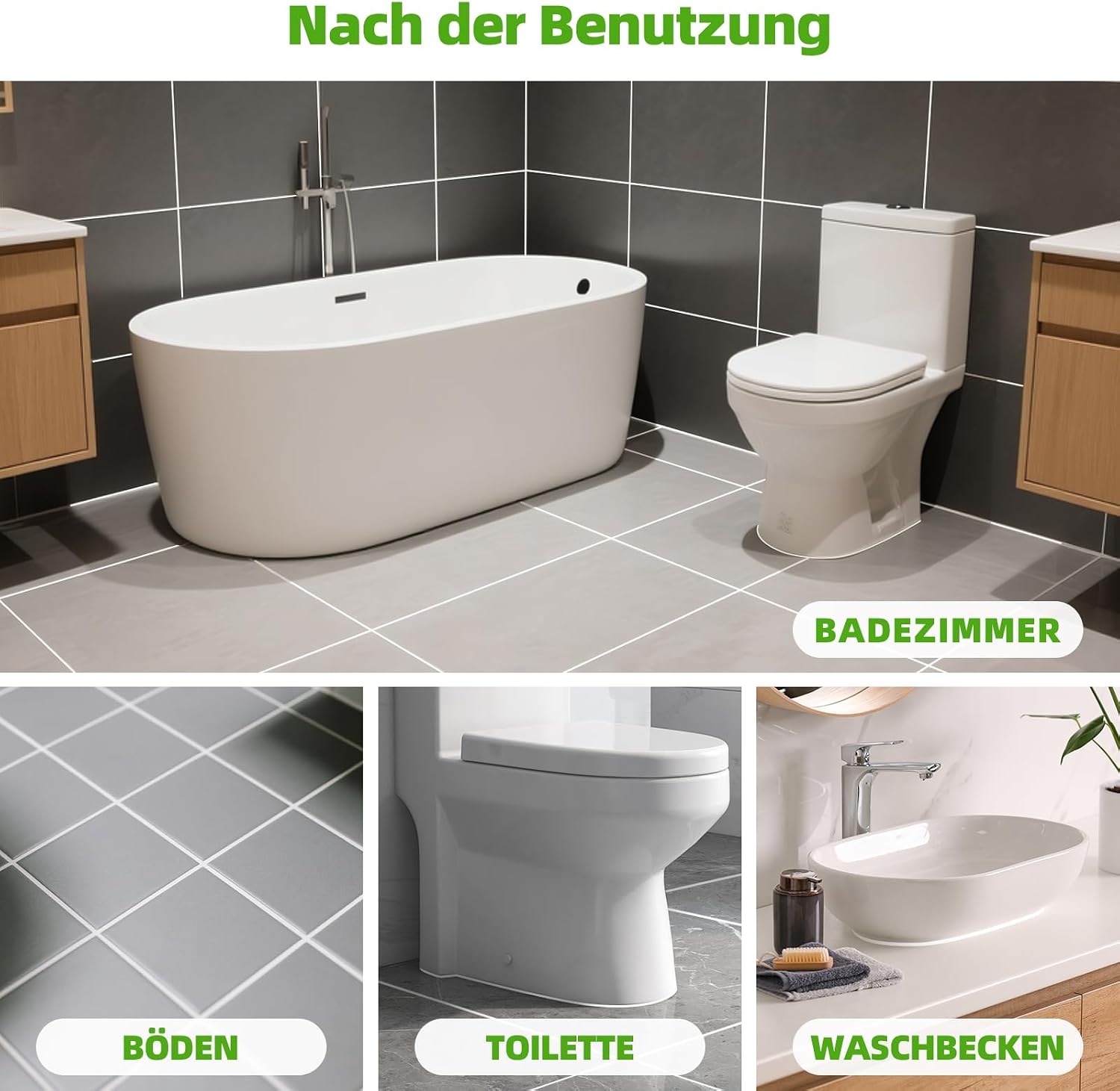Thumbnail 6 de Silikonentferner/Silikon-Abzieher Werkzeug-Set 5-in-1 (5-teiliges Set) mit austauschbaren Silikonpads (Weiß)