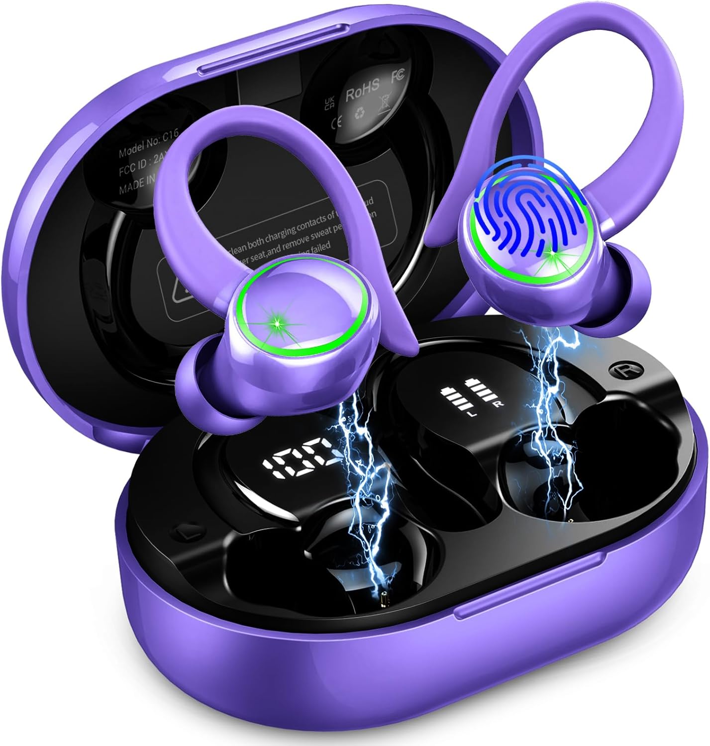 Thumbnail 6 de Matast Wireless Earbuds 2026: Long Battery Life for Workouts