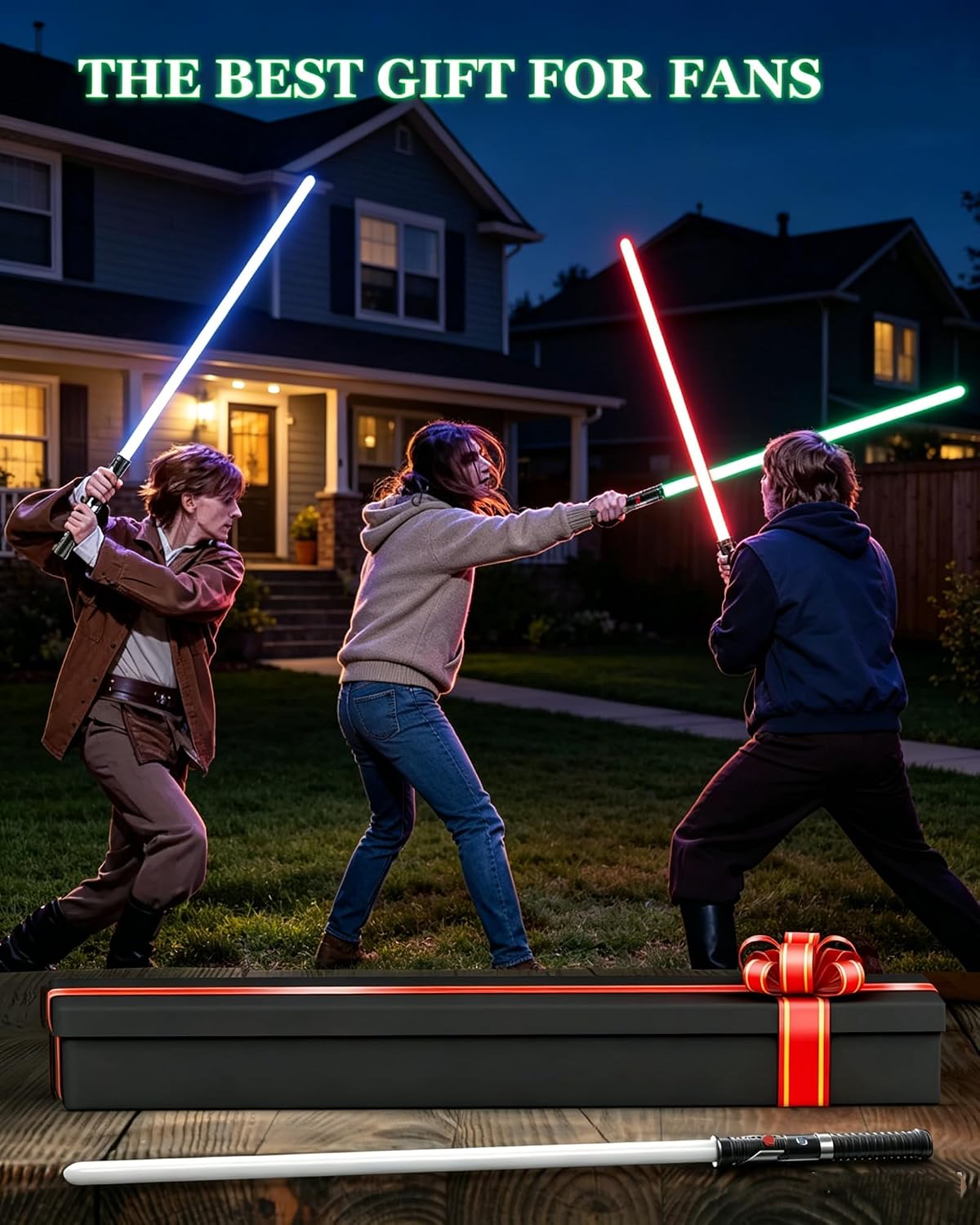 Detalle de Lorsaberus Legacy 12 RGB Motion Control Dueling Lightsaber (12 RGB, 16 sound fonts, smooth swing)