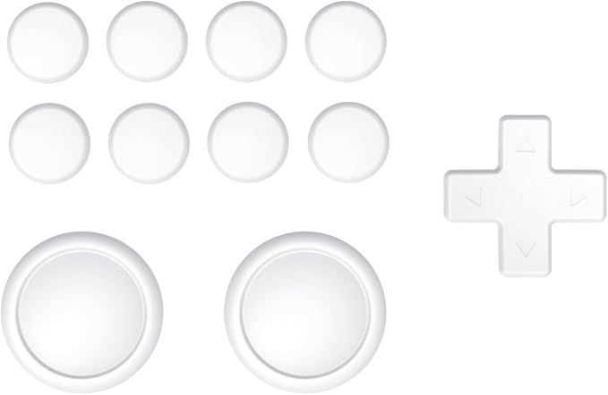 PlayVital Tapones de Silicona para Nintendo Switch Blanco