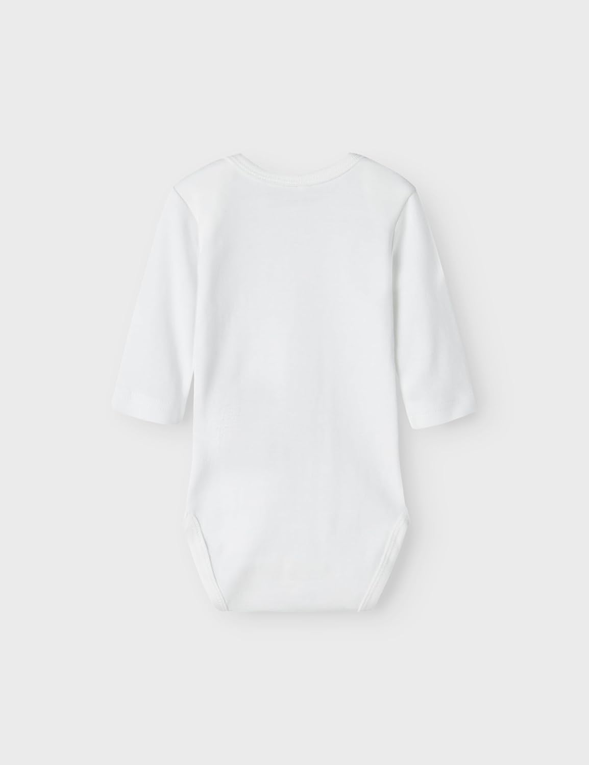 Detalle de NAME IT Nbmbody 3p Ls Baby Elephant Noos Body a maniche lunghe – Unisex Neonati, Blu (Pacco da 1)