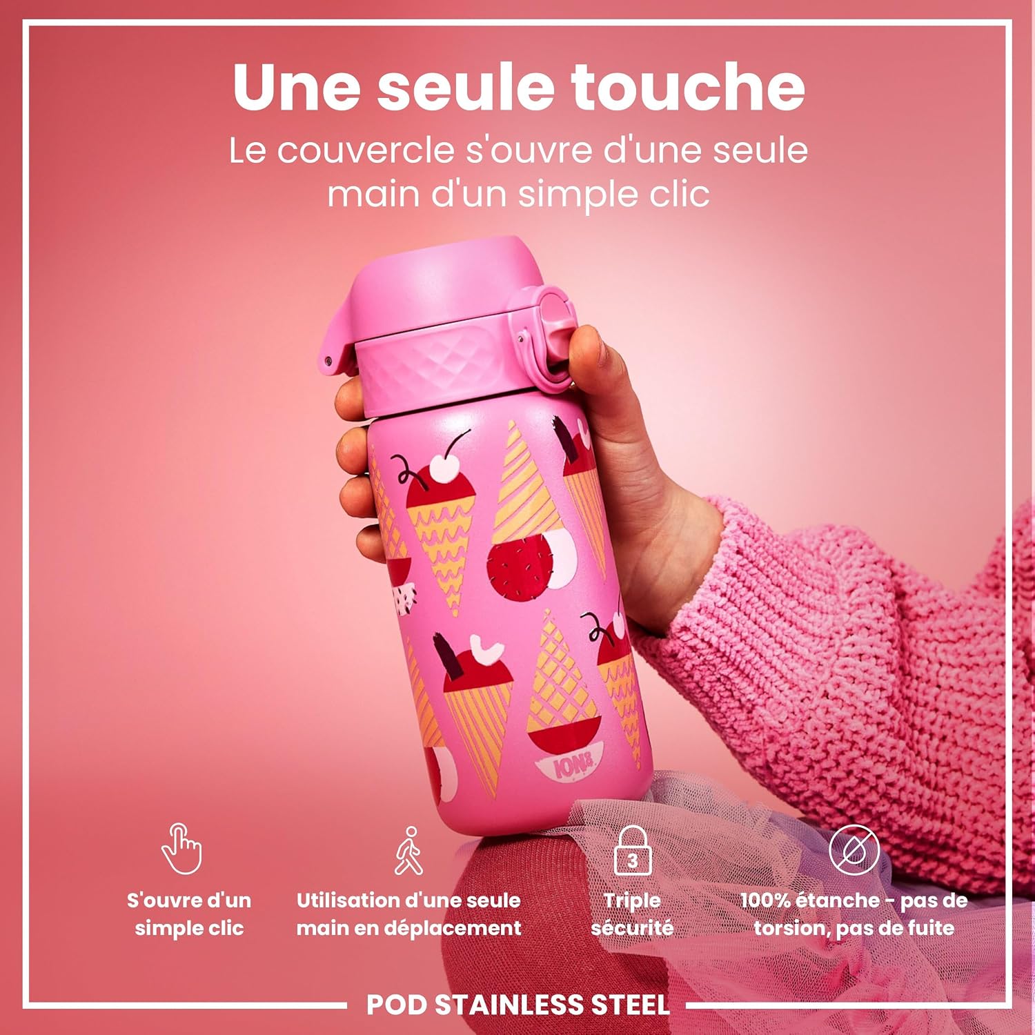 Detalle de Ion8 Gourde Enfant 400ml đ„€