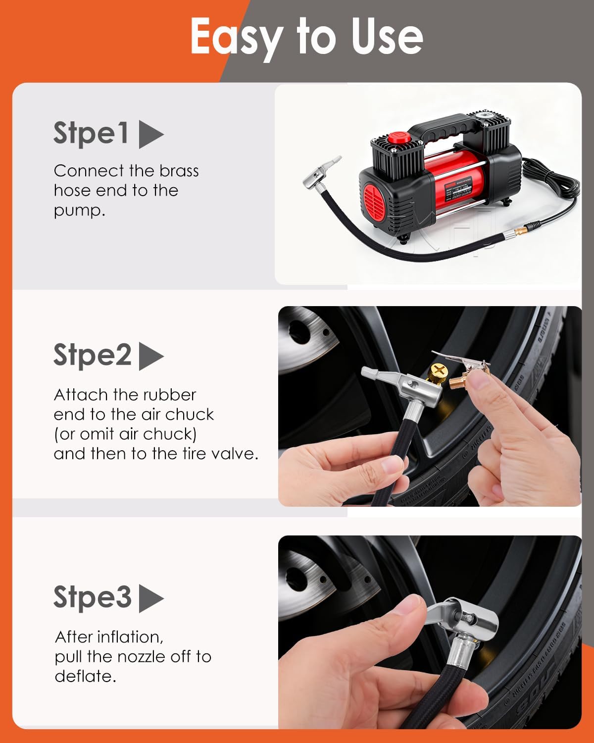 Thumbnail 5 de BUNTOR tyre inflator adapters set 8mm