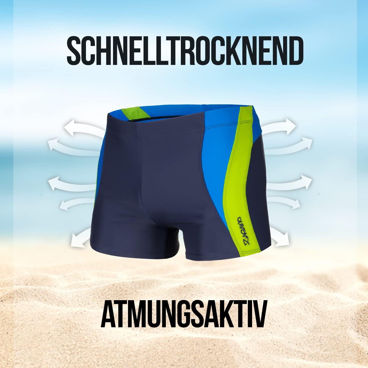 Detalle 2 de Zagano Adam Lipski Badehose 10-fach chlorresistent