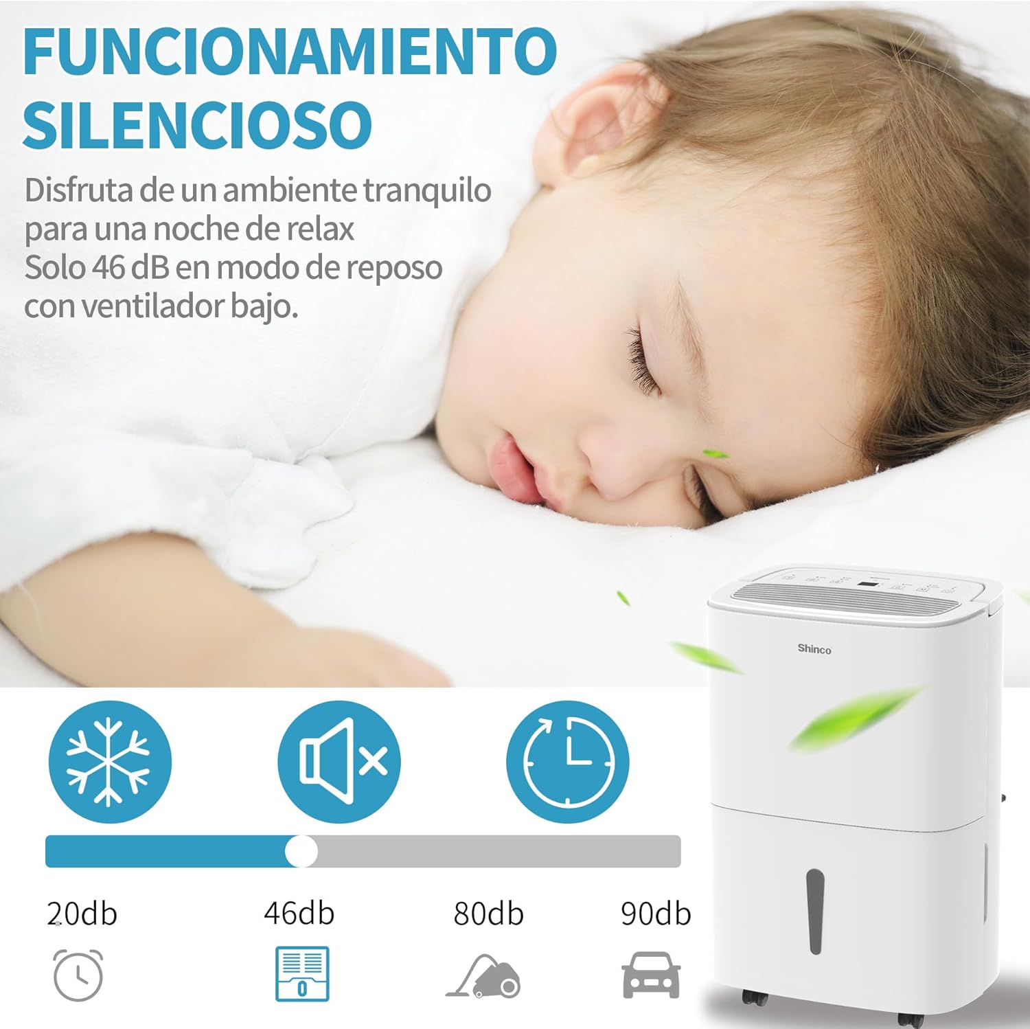 Thumbnail 5 de SHINCO WIFI Deshumidificador 50L día