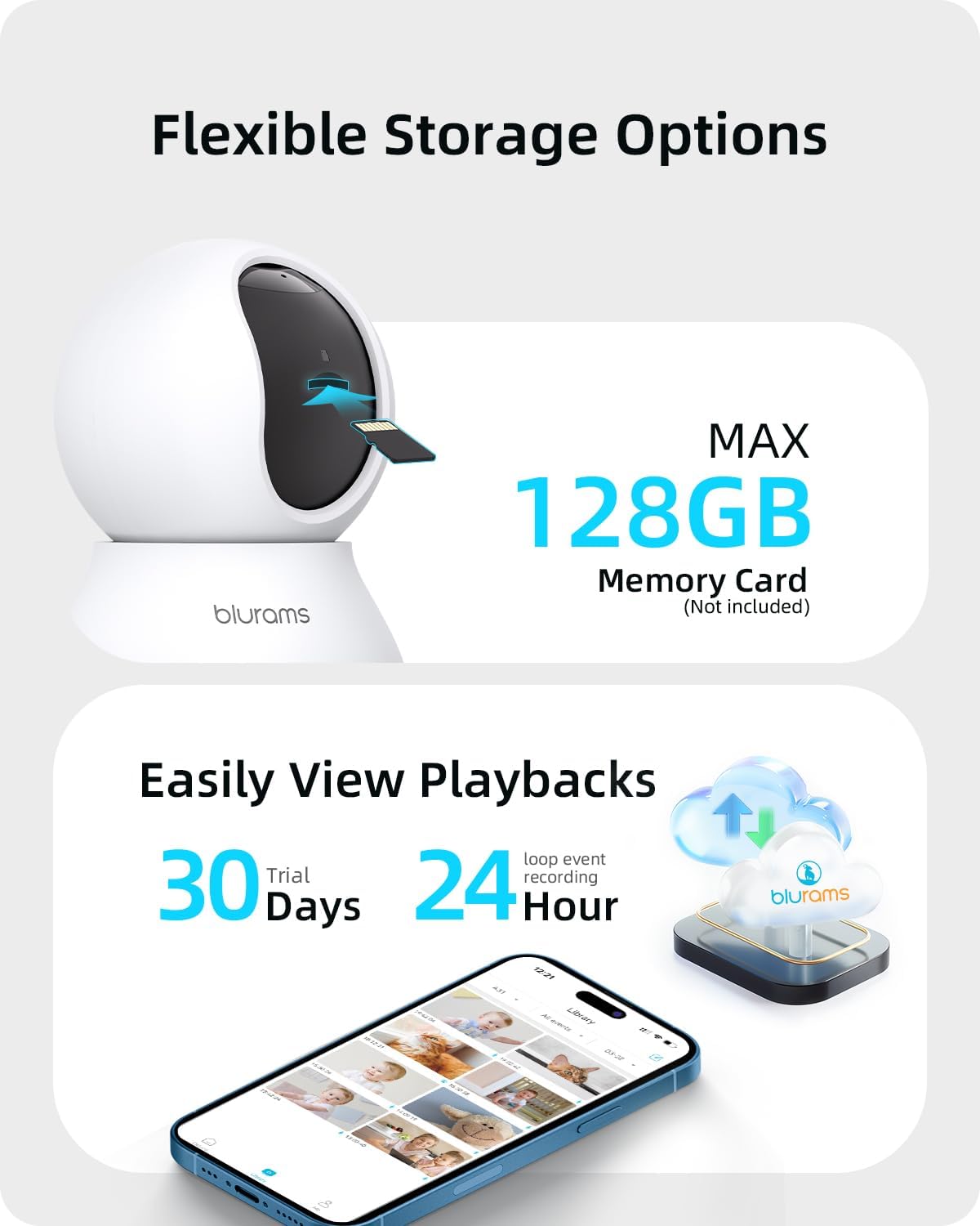 Thumbnail 6 de blurams A31 2K Security Camera, 360° Coverage and AI Motion Tracking