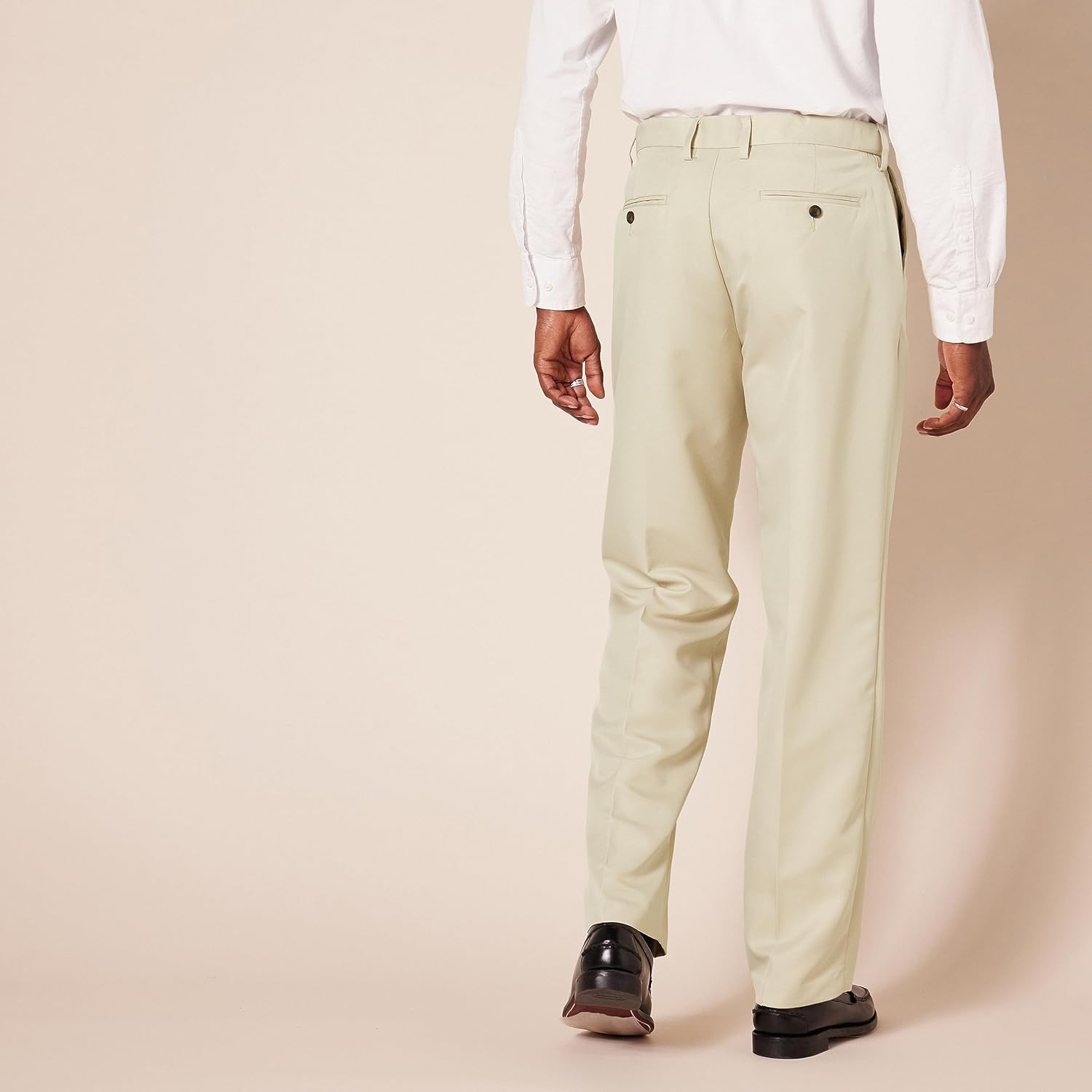 Thumbnail 1 de Amazon Essentials Men’s Classic Fit Expandable-Waist Flat-Front Dress Suit Trousers