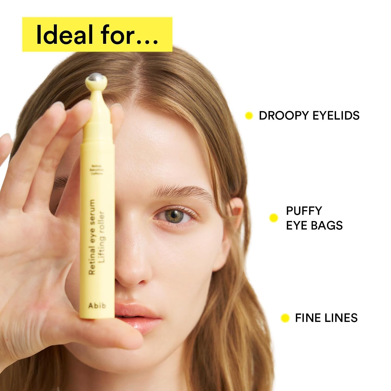 Detalle 2 de Abib Retinal Eye Serum Lifting Roller, 0.5 fl oz with Caffeine