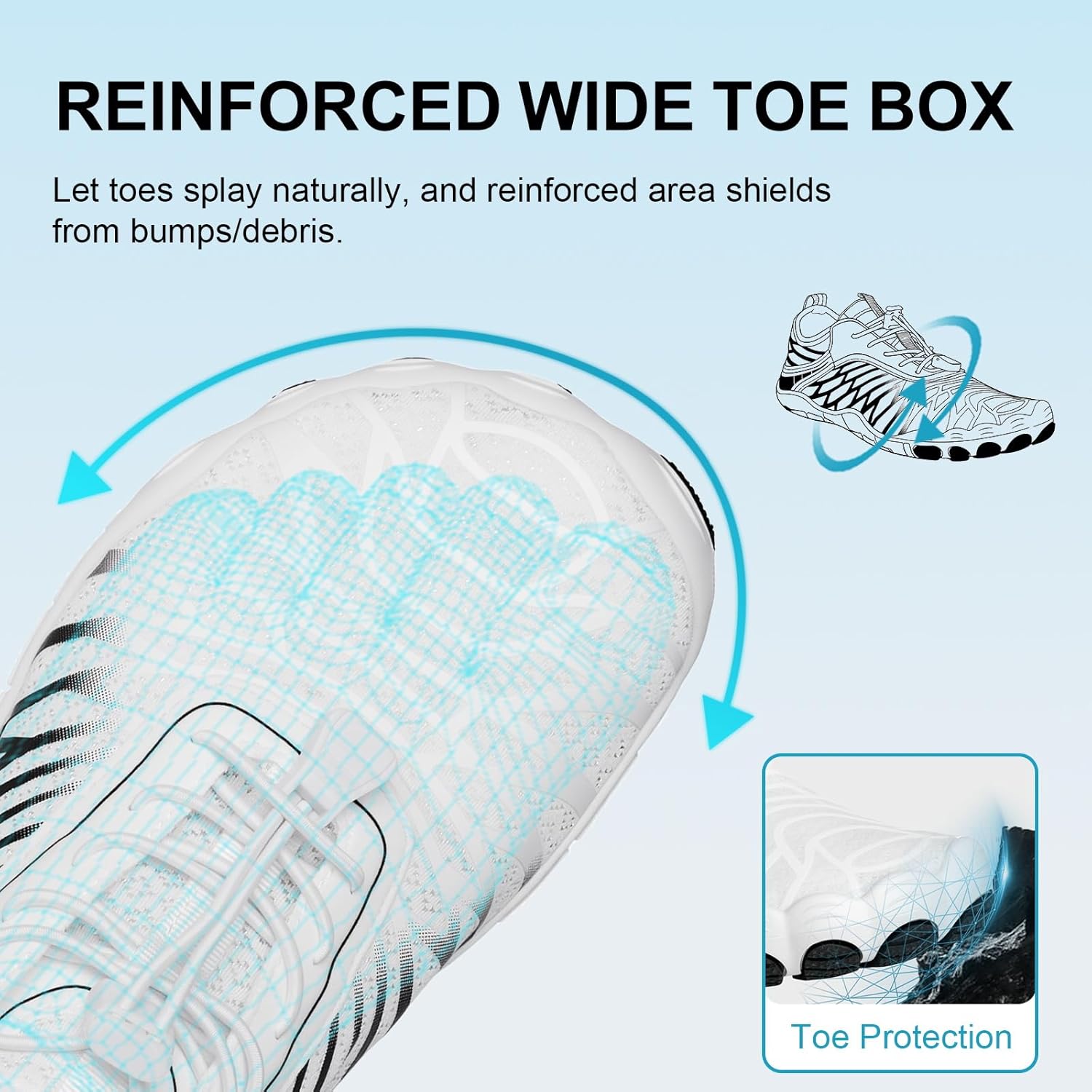 Thumbnail 4 de Hike Barefoot Shoes Women & Men: Minimalist, Wide-Toe Footwear for Outdoors