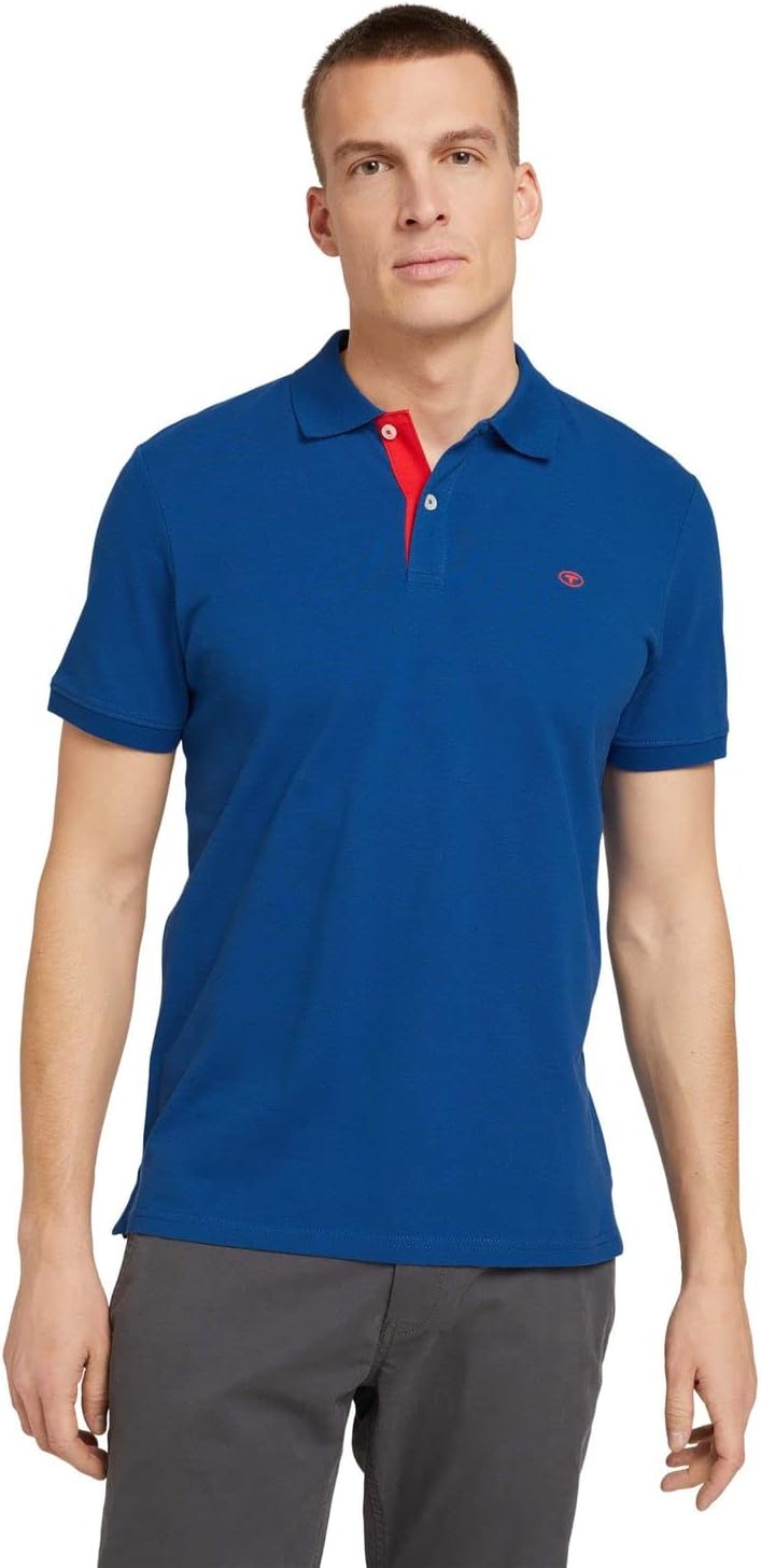 Thumbnail 6 de Tom Tailor Herren Piqué Poloshirt aus Baumwolle – Regular Fit, Kurzarm