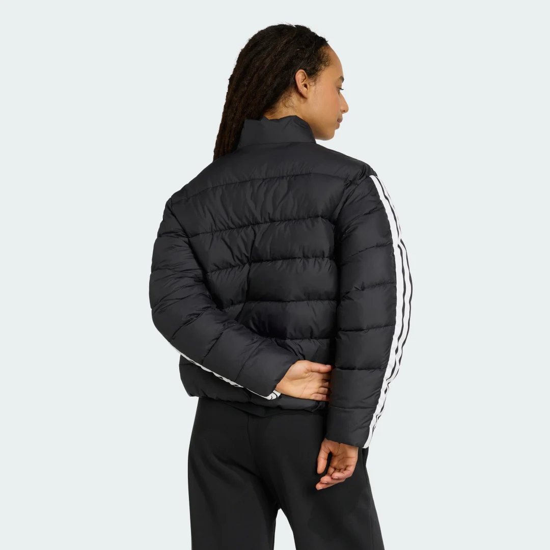 Detalle 2 de Anorak aislante con capucha Essentials CLIMAWARM 3 Stripes de Adidas