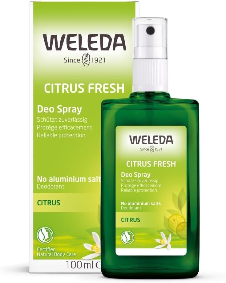 Weleda Citrus Deodorant spray – natural odour control for everyday use