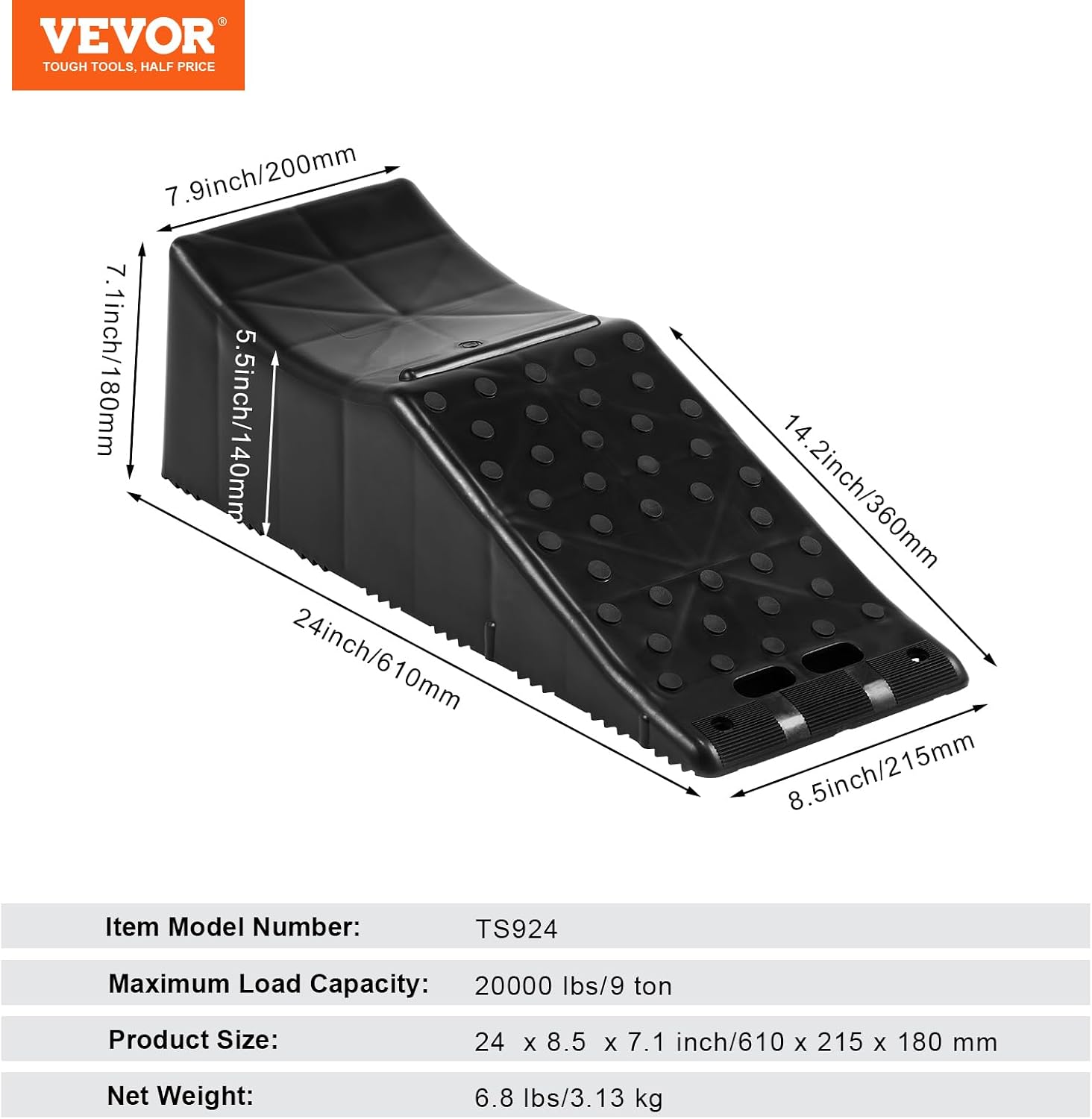 Thumbnail 6 de VEVOR Vehicle Ramp 20,000 lb Capacity