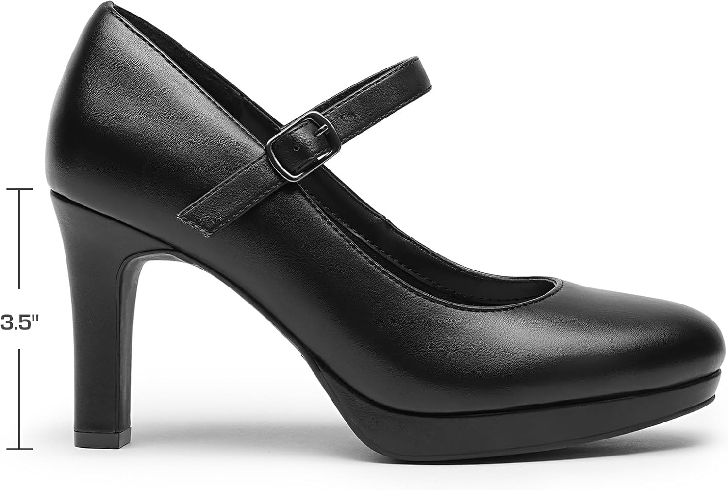 Thumbnail 3 de DREAM PAIRS Mary Jane Pumps, 3.5-Inch Heel, 3D Arch Support