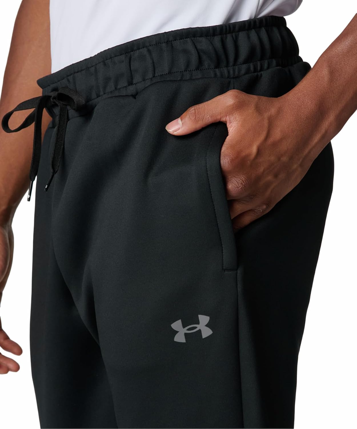 Detalle de UNDER ARMOUR UAアーマーニット メンズトレーニングジョガーパンツ ストレッチニット