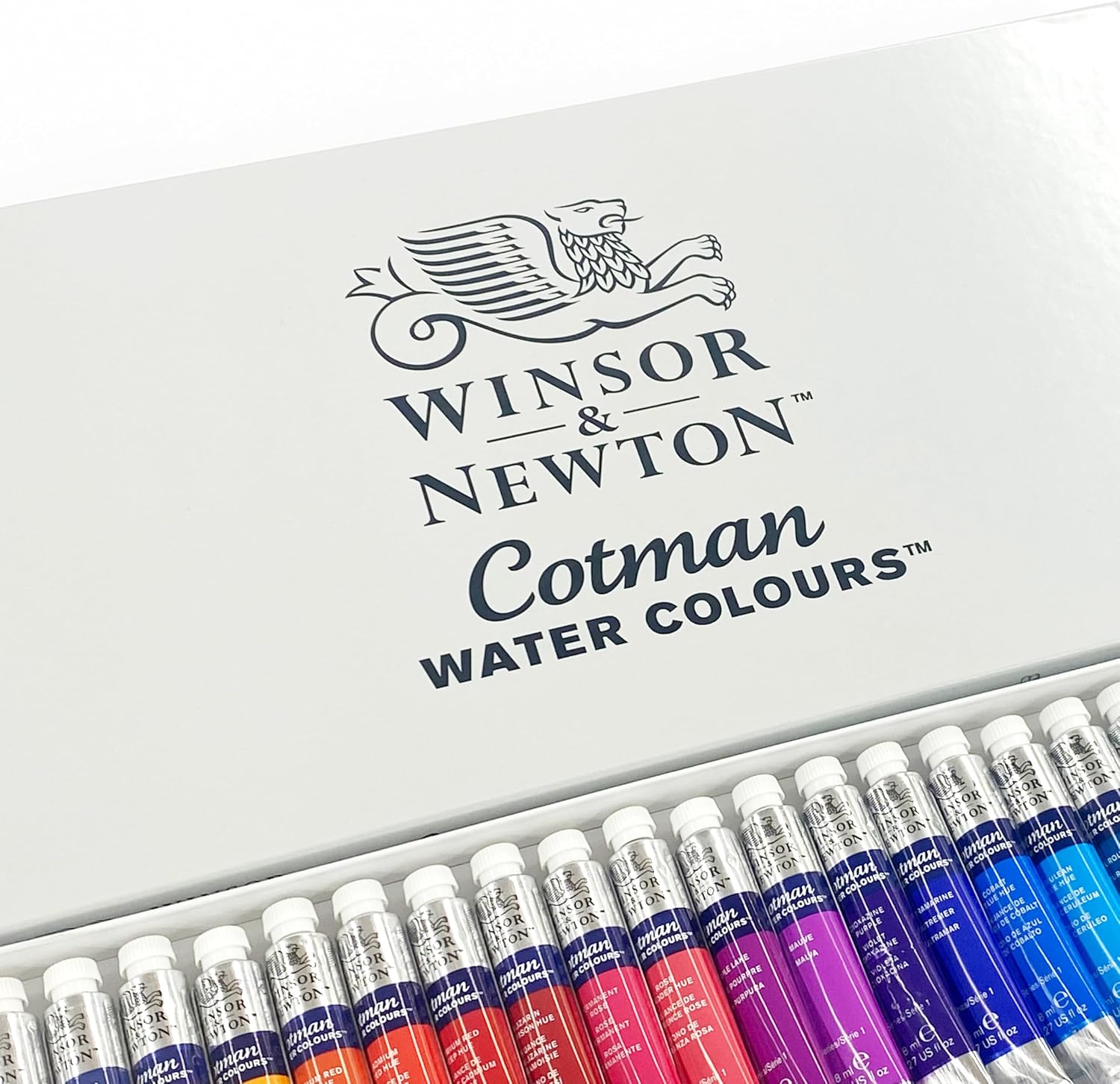 Thumbnail 2 de Winsor & Newton コットマン ウォーターカラー 水彩絵具 48色セット、8mlチューブ・メタリックカラー入り