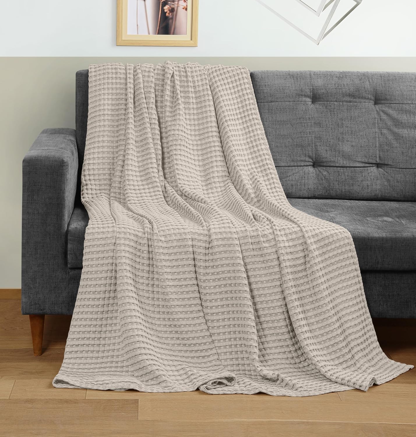 Detalle 2 de Utopia Bedding Couverture gaufrée 228×228 cm