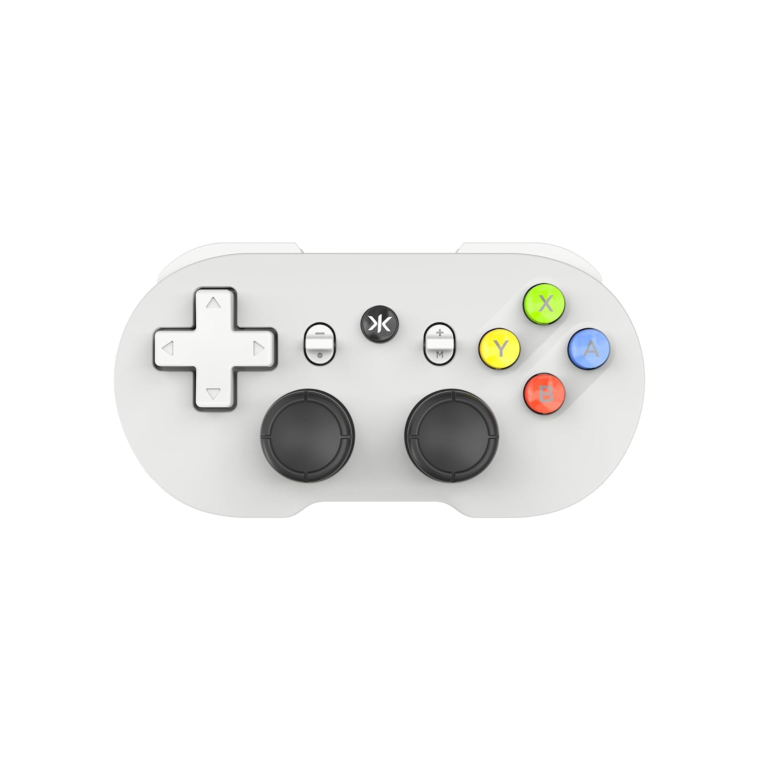 Detalle de CRKD ATOM+ Wireless Mini Controller, Pal Grey, TMR Sticks, USB-C