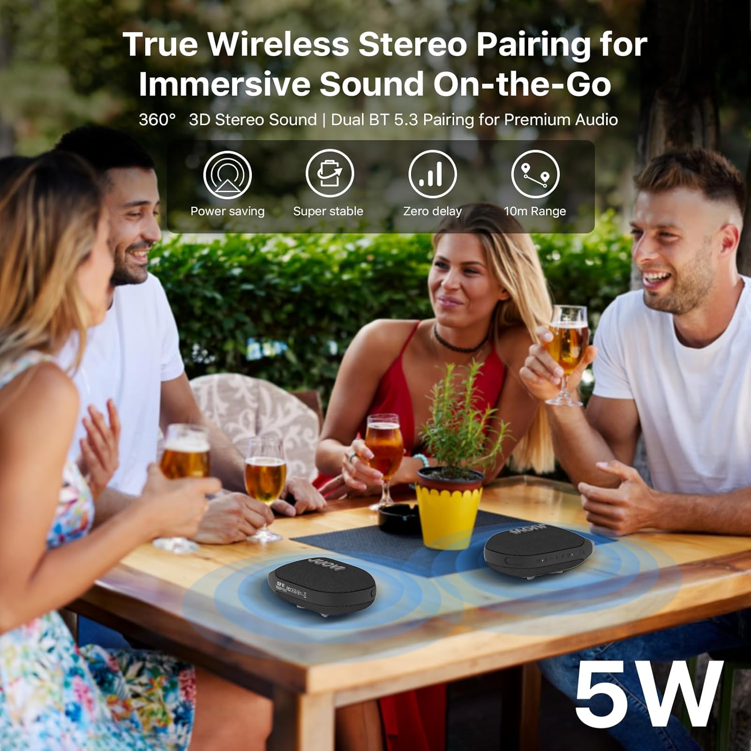 Detalle 2 de JUOVI Clip J1 speaker Bluetooth 5 W