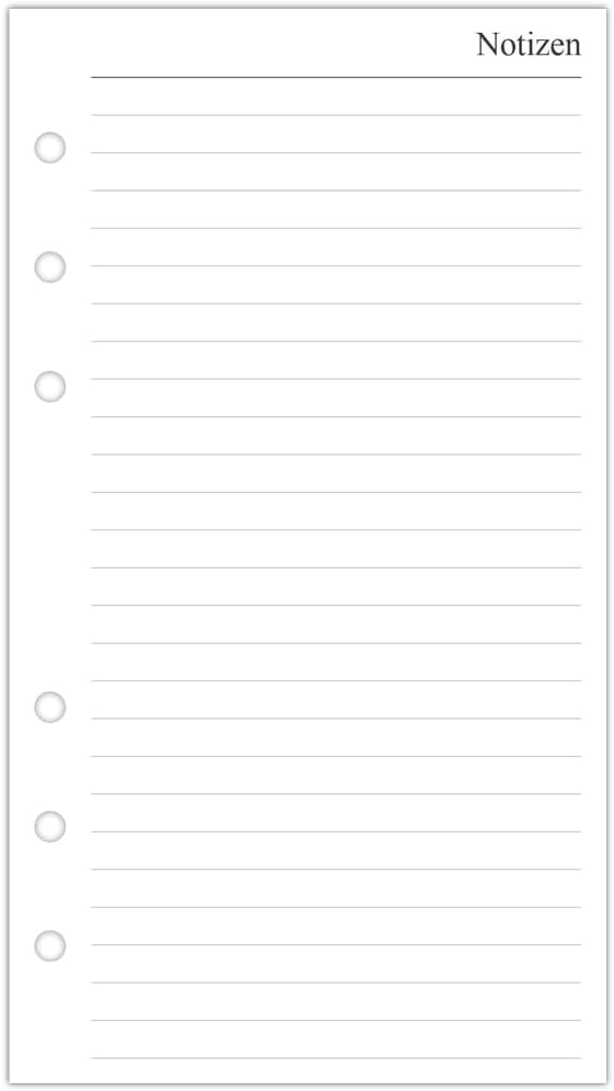 Thumbnail 6 de newestor Wochenplaner Einlage A6 (26–27), 1 Woche auf 2 Seiten mit Tabs – Jul 2026 bis Jun 2027