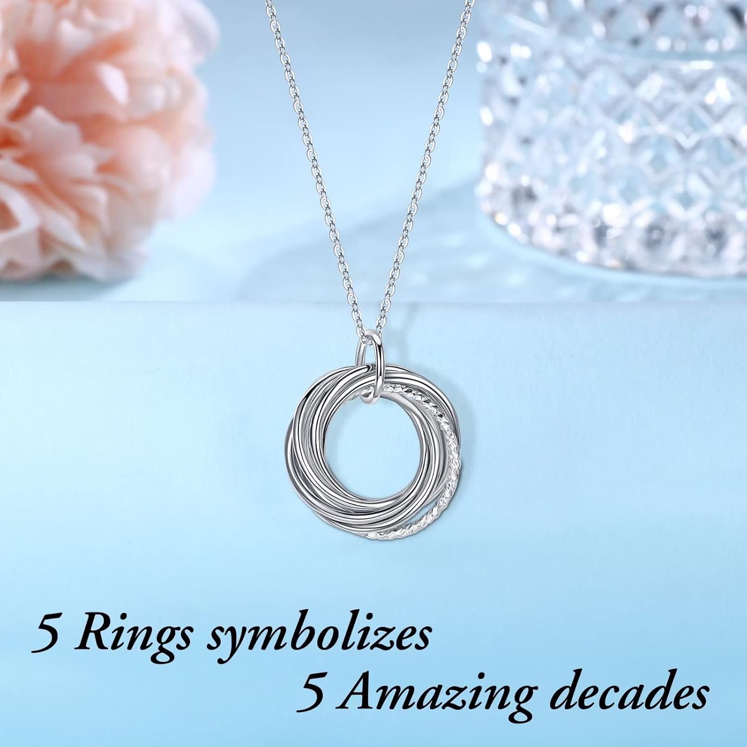 Thumbnail 2 de IEFLIFE Sterling Silver 925 Birthday Necklace