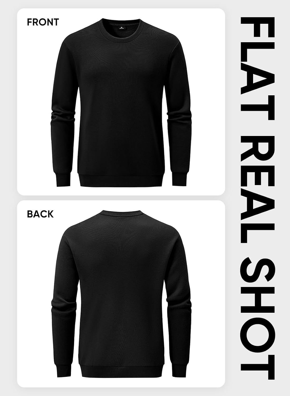Thumbnail 1 de JMIERR Herren Sweatshirt Baumwolle Rundhals