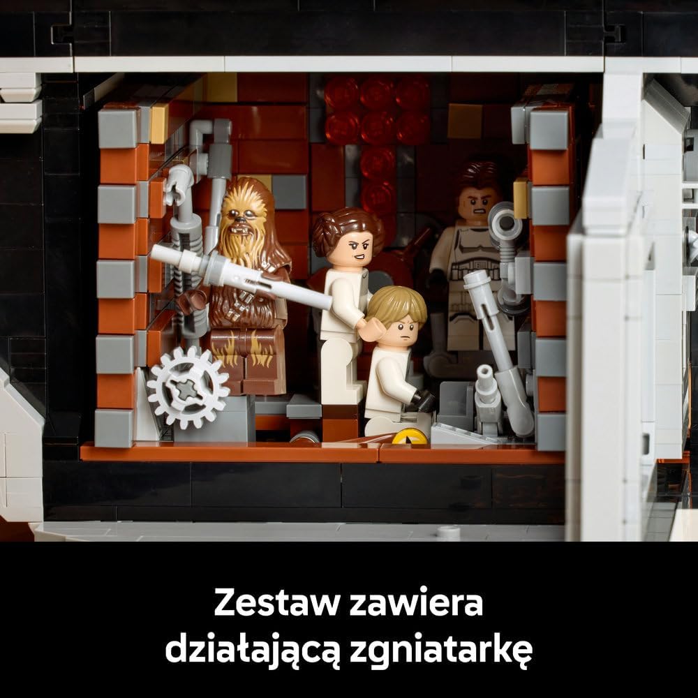 Detalle 2 de LEGO Star Wars Gwiazda Śmierci 75419 – zestaw UCS, 9023 elementy i 38 figurek