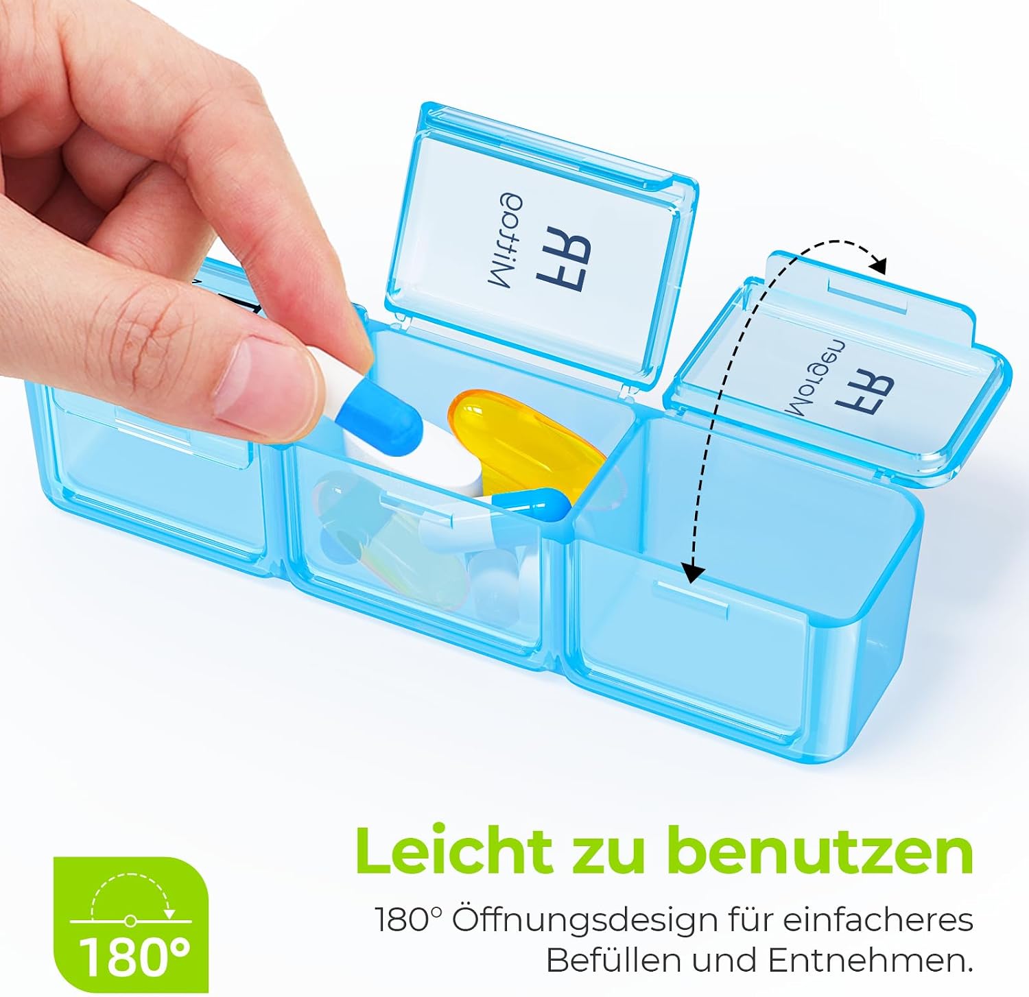 Detalle de AUVON Tablettenbox 7 Tage đ