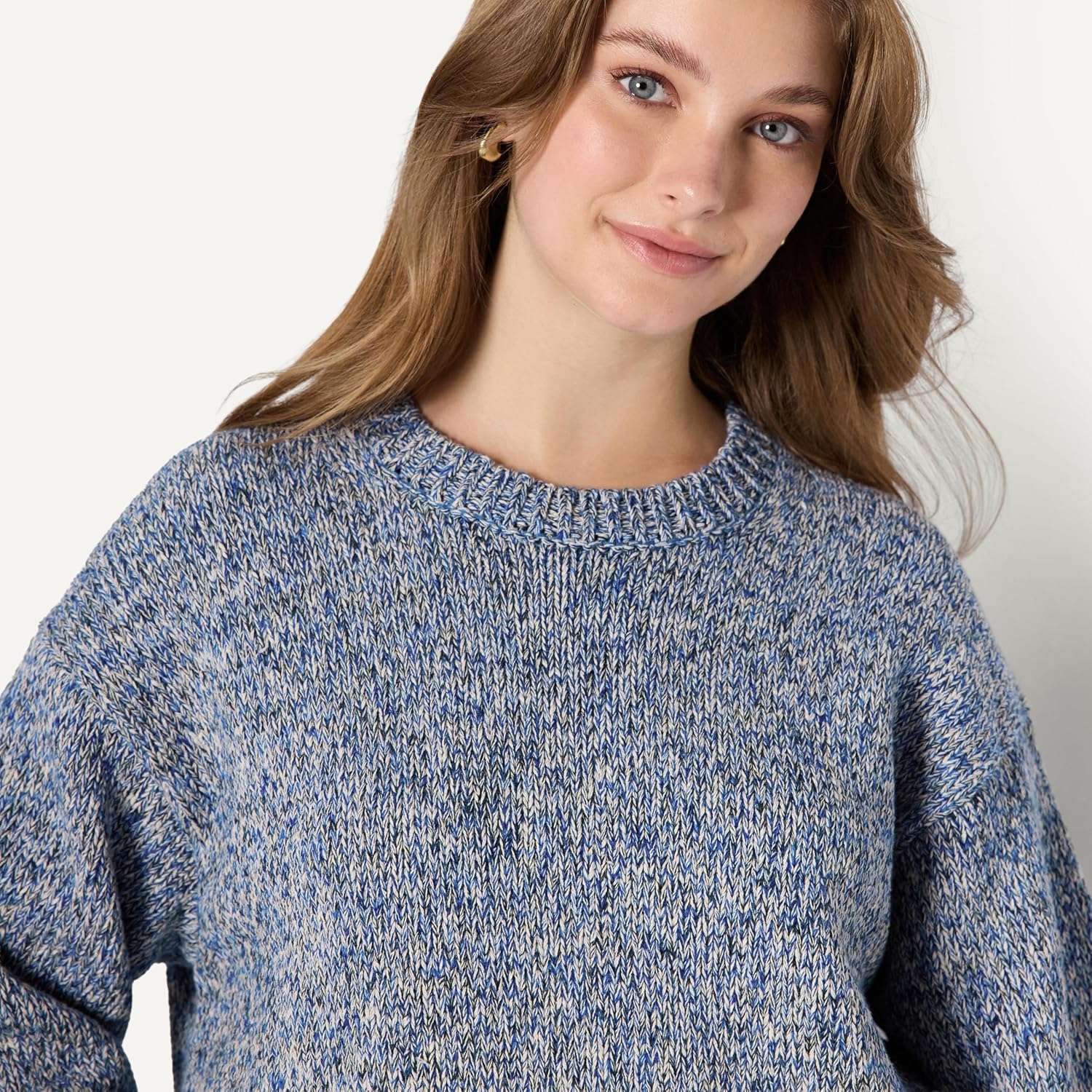 Thumbnail 2 de Amazon Essentials Women’s Oversized-Fit Multi-Colour Heavyweight Crewneck Jumper