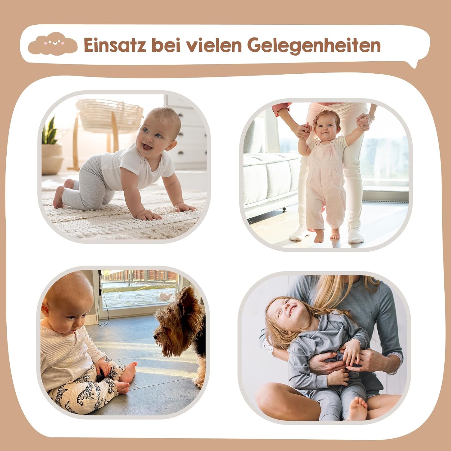 Thumbnail 4 de IceUnicorn Krabbelschuhe Baby – Weiches Leder, elastischer Knöchelriemen, perfekte Begleiter für Krabbel- und Lauflernzeiten