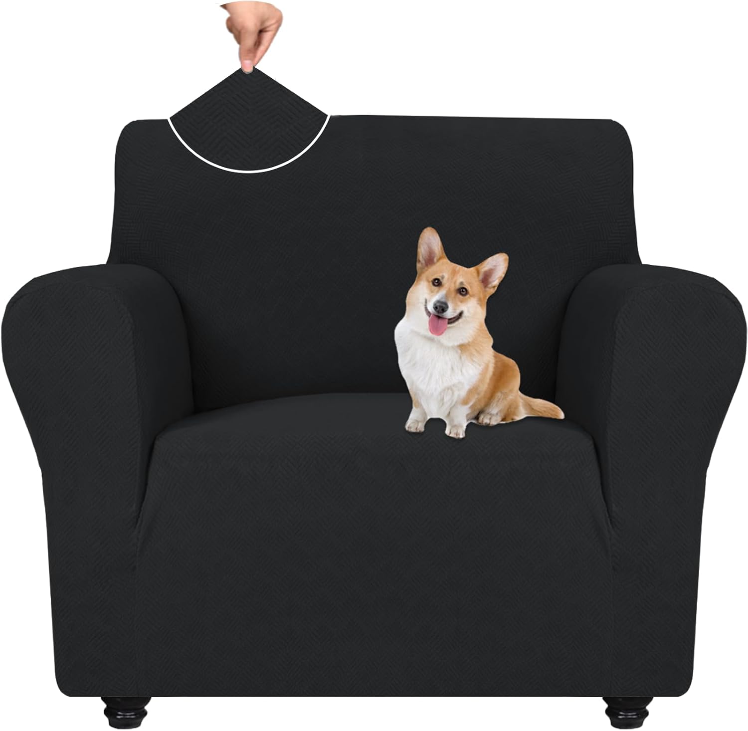 Detalle de YSTELLAA Extensible Housse Canapé 3 Places 🛋